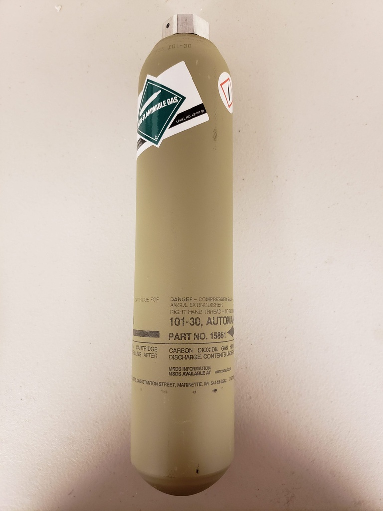 101 Model 30 Carbon Dioxide Cartridge - Ansul