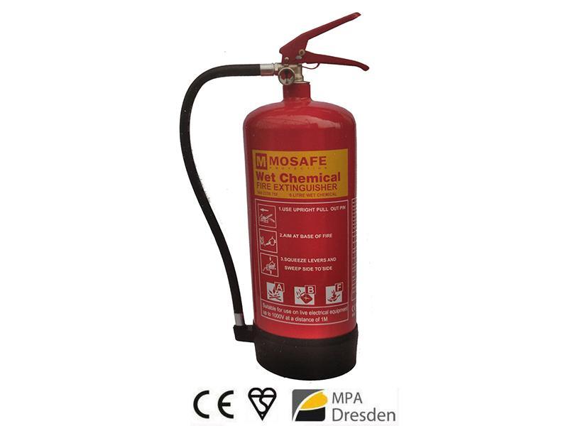 6 Ltr. Wet Chemical Fire Extinguisher K Type - Mosafe