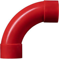 JC001-25 - 900 Sweeping Bend 25mm RED - MOQ 5