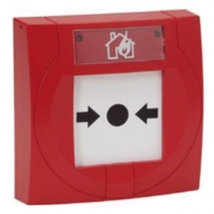 Manual Call Point with Protective Cover &amp; Resettable Element - Gent