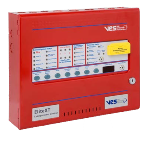 Elite-XT- Releasing Fire Control Panels– Red 230V