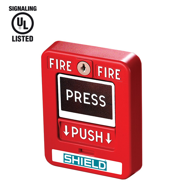 Addressable Dual Action Pull Station - Shield | Union Fire Protection